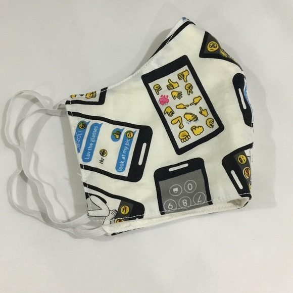 handmade Other - Adult face mask handmade novelty smart phone print